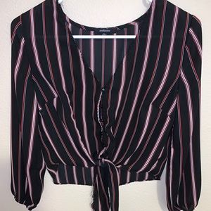 Cropped Button up blouse